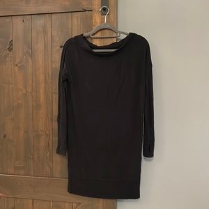 Athleta | Black Wide neck Tunic | Size XS